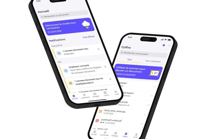 Nouvelle interface app Digiposte